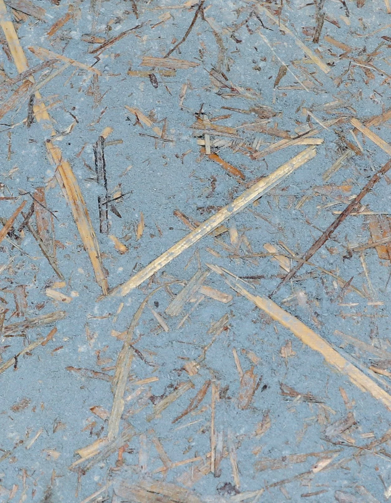 Cover in ice blue made of natural fibres