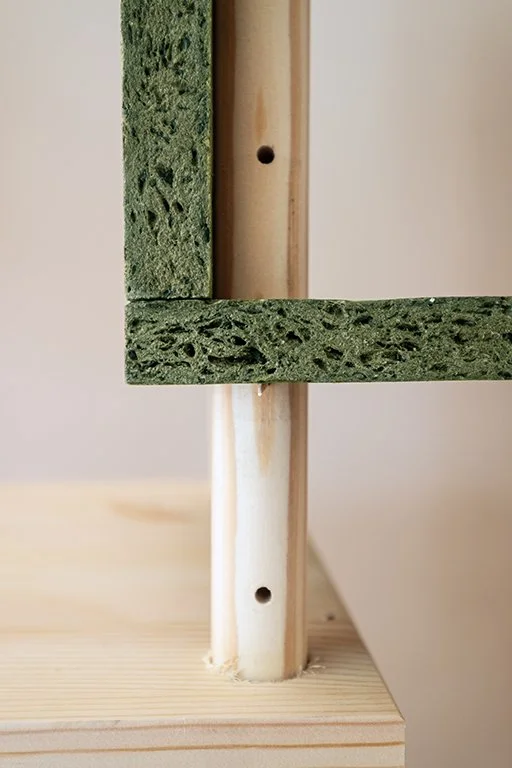 Box of the Regenerative Modular Cabinet in biobased material