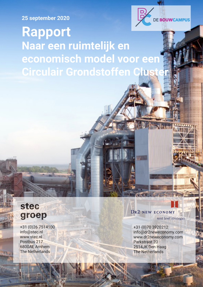 Cover of the Circular Materials Cluster South Holland report