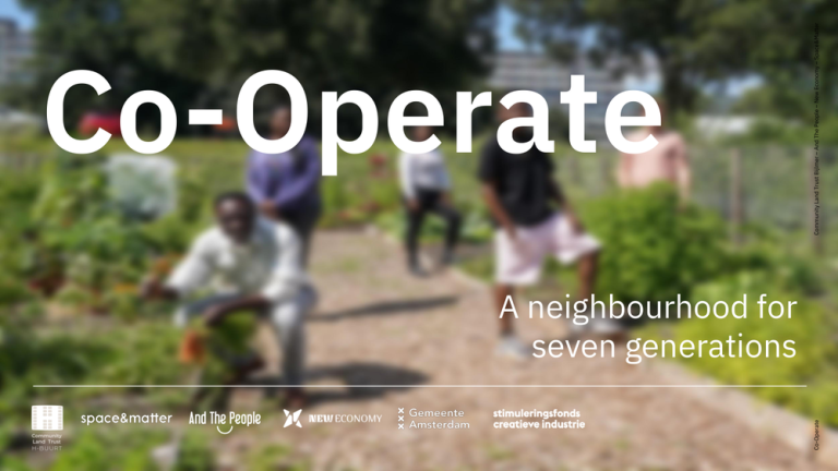 Cover Co-Operate 2021 — a neighbourhood for seven generations