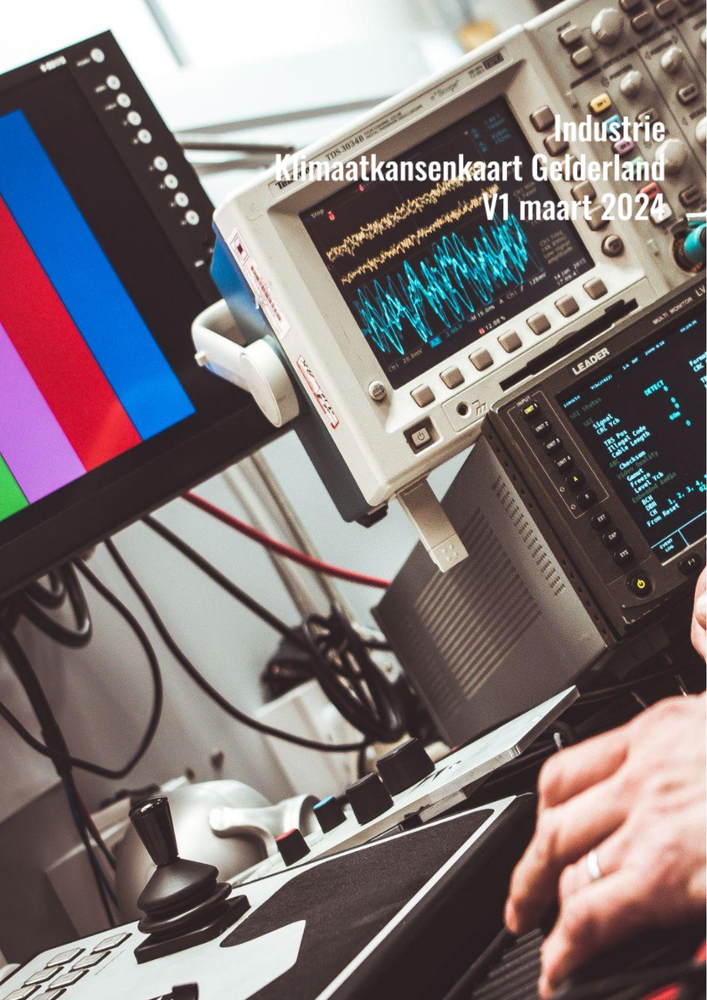 Cover of the Gelderland Climate Opportunities Map, Industry sector
