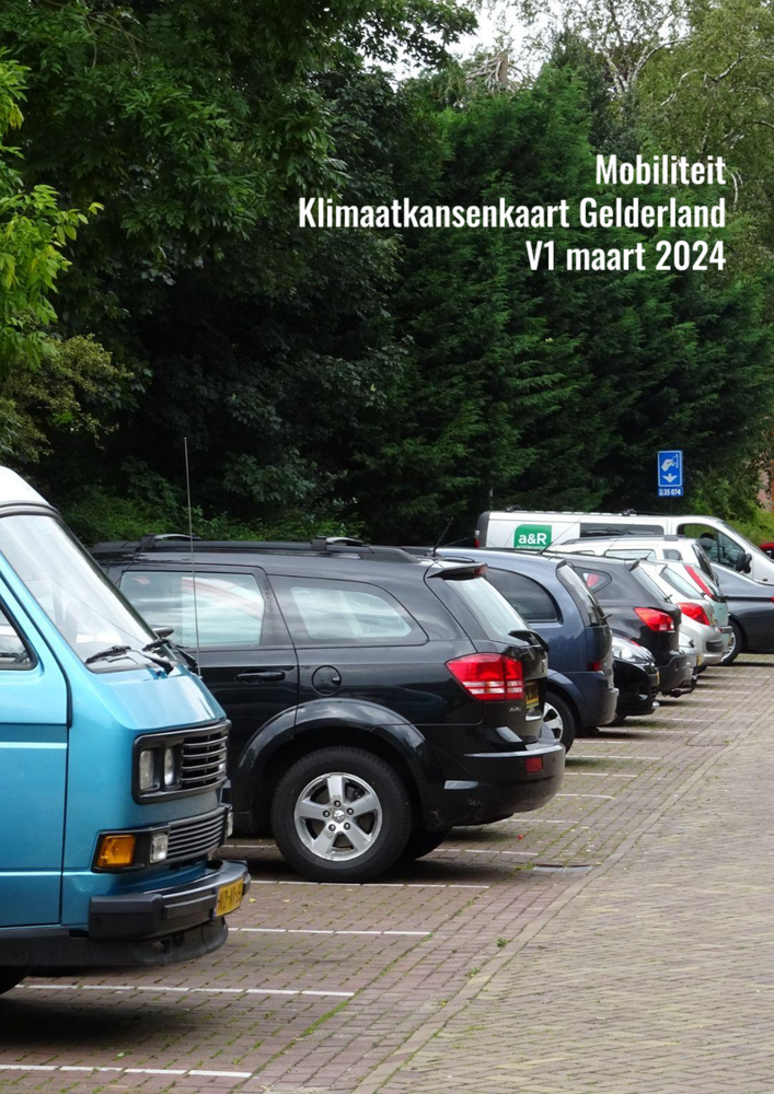 Voorblad Klimaatkansenkaart Gelderland sector Mobiliteit