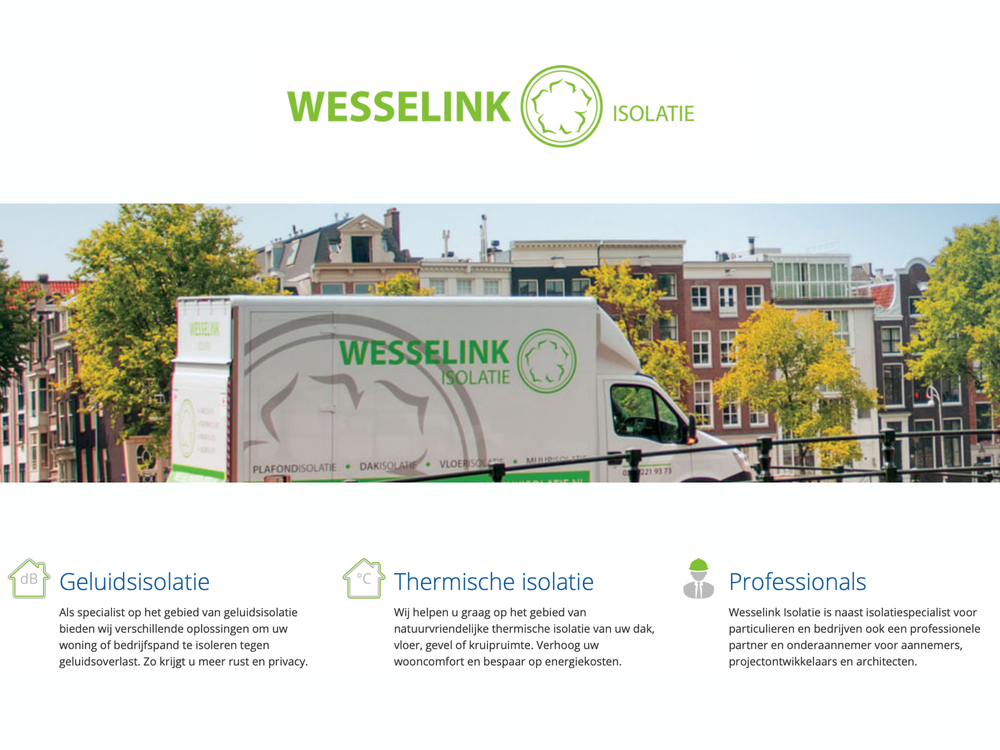 Cover of the Wesselink Isolatie baseline measurement