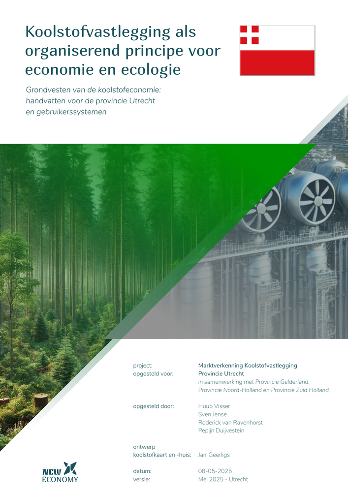 Cover of the carbon sequestration market exploration for Utrecht