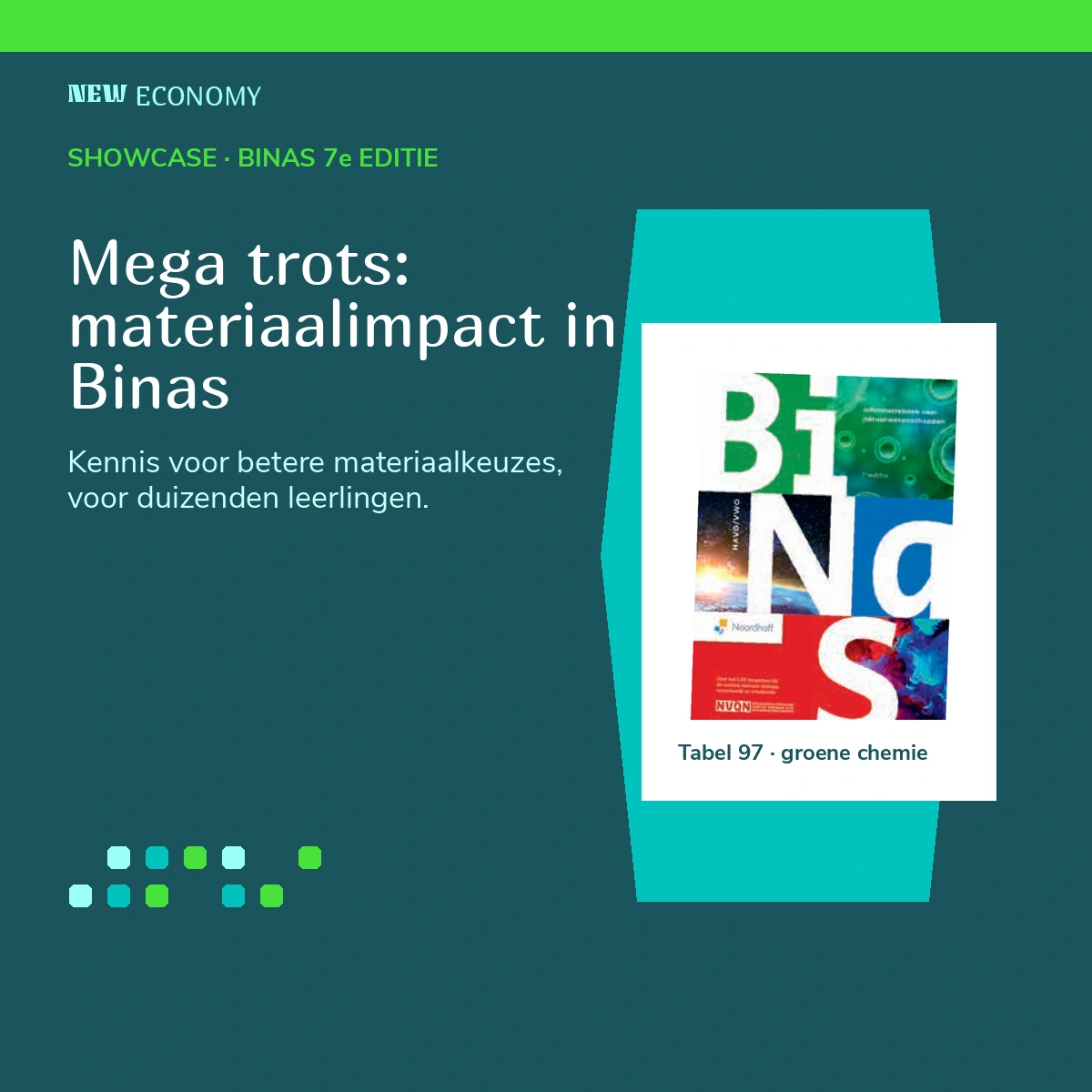 New Economy on material impact in Binas 7th edition