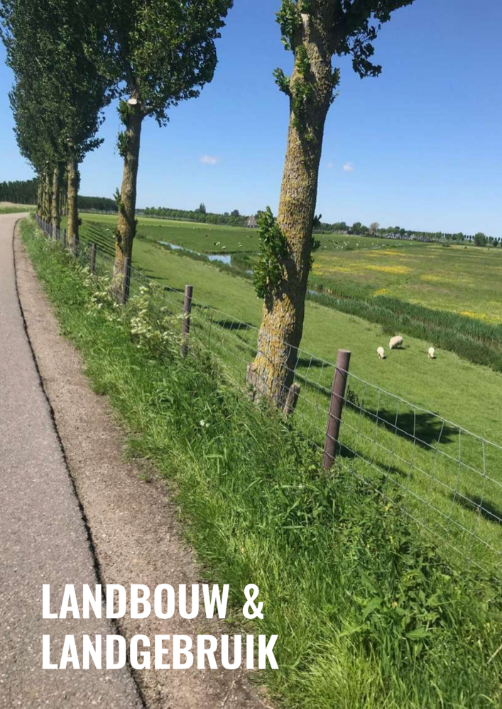 Cover of the Agriculture and land use sector chapter